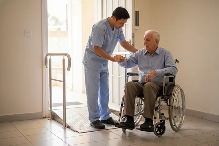 סיוע למוגבלי תנועה | SOS - המרכז לעובד הזר